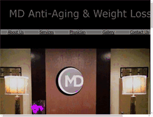 Tablet Screenshot of mdweightlosslowt.com